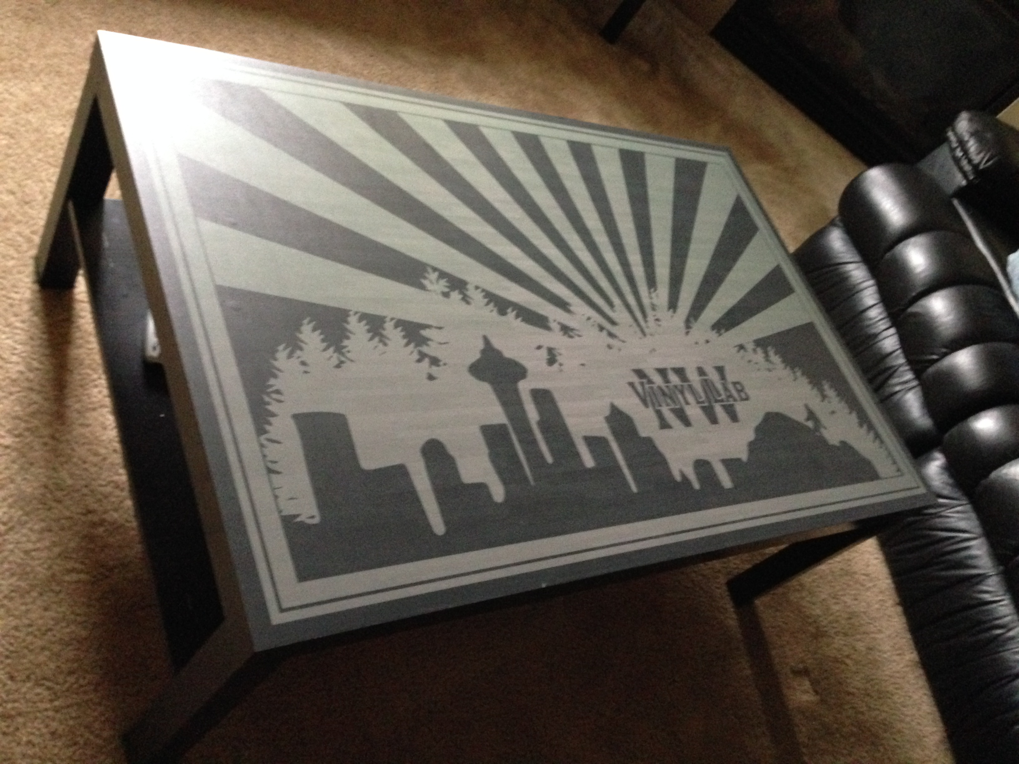 Custom Table Skins Vinyl Lab NW Sign Company